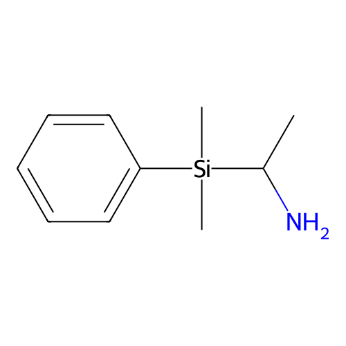 1-[Dimethyl(phenyl)silyl]ethanamine structure