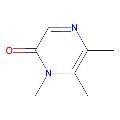 1,5,6-trimethyl-2(1H)-pyrazinone structure