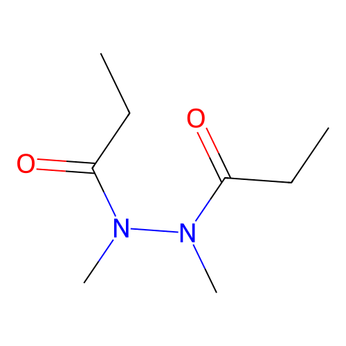 N,N'-dimethyl-N'-propionylpropanohydrazide structure