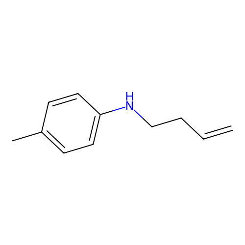 N-but-3-enyl-4-methylaniline structure