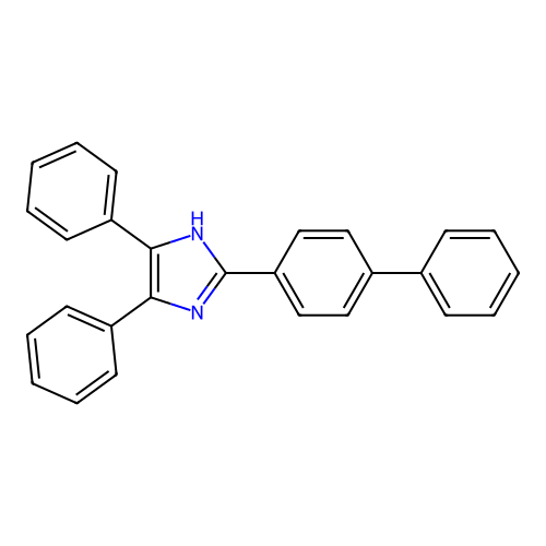 4,5-diphenyl-2-(4-phenylphenyl)-1H-imidazole structure
