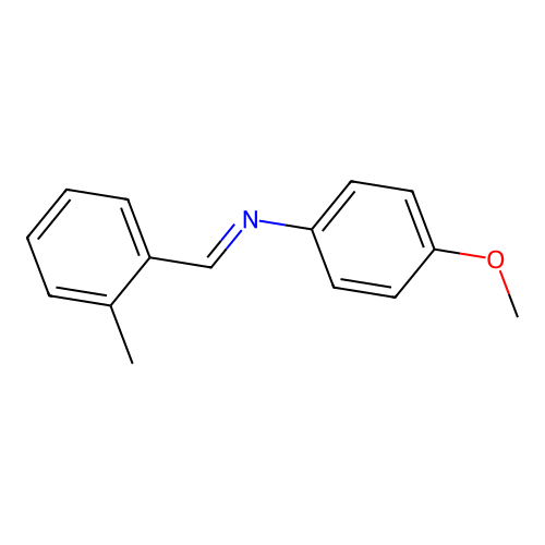 N-(4-methoxyphenyl)-1-(2-methylphenyl)methanimine structure