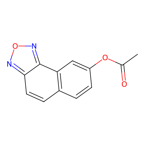 Benzo[g][2,1,3]benzoxadiazol-8-yl acetate structure