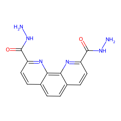 1,10-Phenanthroline-2,9-dicarboxylic acid, 2,9-dihydrazide structure