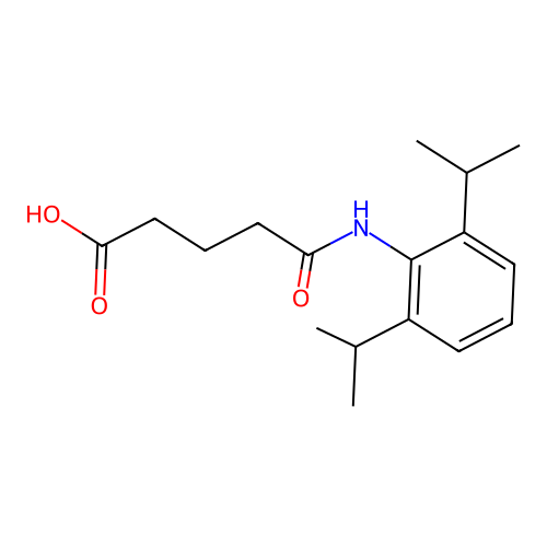 2',6'-Diisopropylglutaranilic acid structure