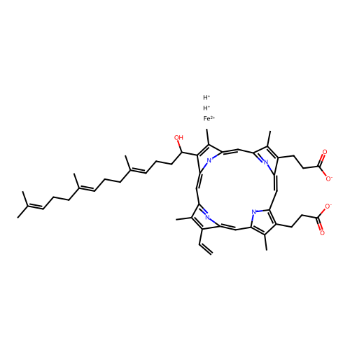 heme O structure