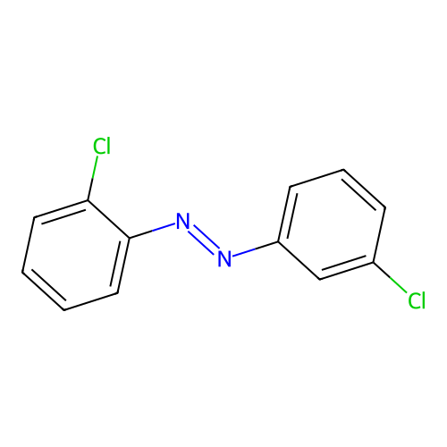 (2-Chlorophenyl)-(3-chlorophenyl)diazene structure