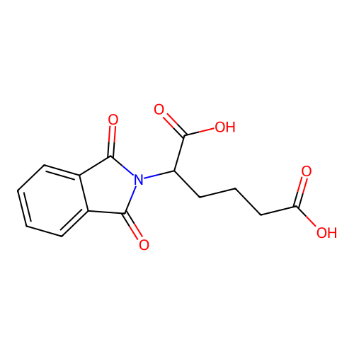 2-Phthalimidoadipic acid structure