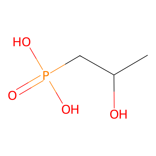 2-Hydroxypropylphosphonic acid structure