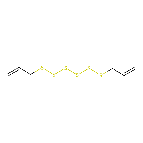 Diallyl hexasulfide structure