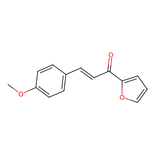 1-(2-Furyl)-3-(4-methoxyphenyl)-2-propen-1-one structure