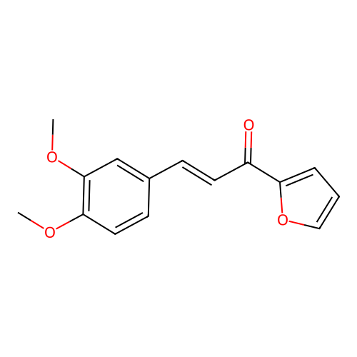(2E)-3-(3,4-Dimethoxyphenyl)-1-(furan-2-yl)prop-2-en-1-one structure