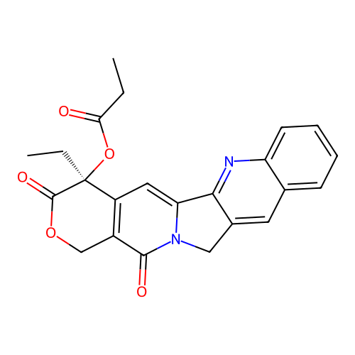Camptothecin-20-O-propionate structure