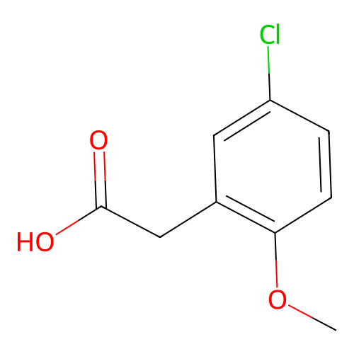 2-(5-Chloro-2-methoxyphenyl)acetic acid structure