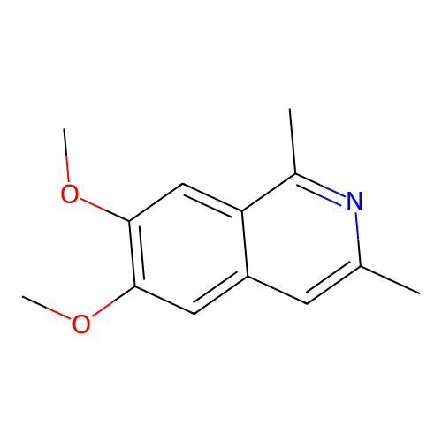 6,7-Dimethoxy-1,3-dimethylisoquinoline structure