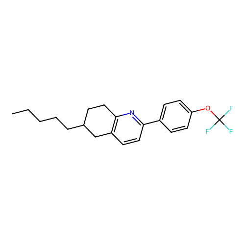 6-Pentyl-2-[4-(trifluoromethoxy)phenyl]-5,6,7,8-tetrahydroquinoline structure