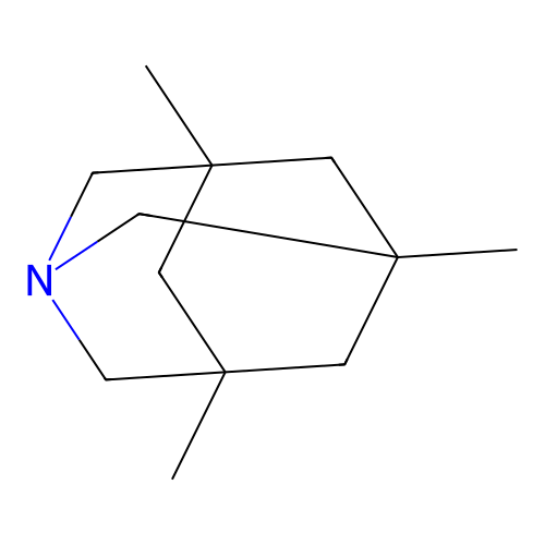 3,5,7-Trimethyl-1-azatricyclo[3.3.1.13,7]decane structure