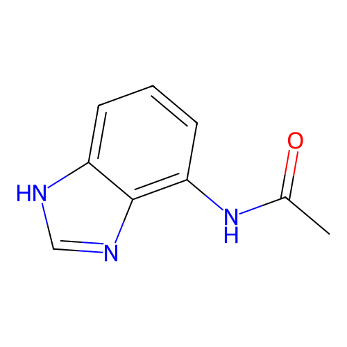N-(1H-benzimidazol-4-yl)acetamide structure