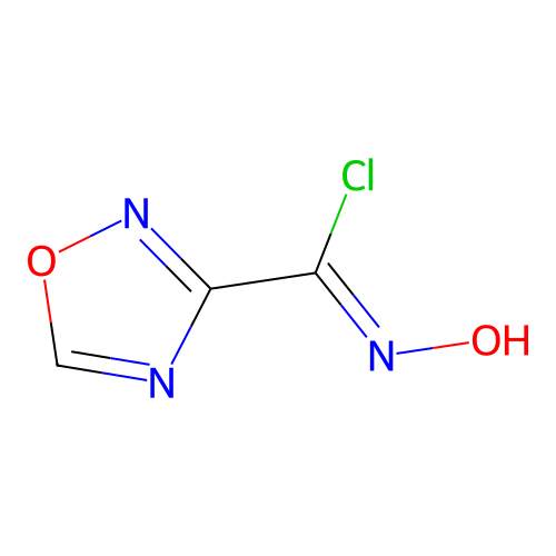 1,2,4-Oxadiazole-3-carbohydroximic acid chloride structure