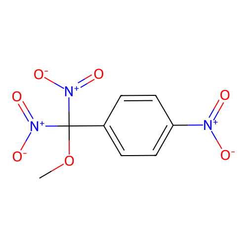 1-[Methoxy(dinitro)methyl]-4-nitrobenzene structure