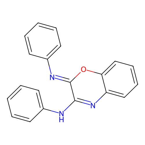 N-(2-(phenylimino)-2H-1,4-benzoxazin-3(4H)-ylidene)aniline structure