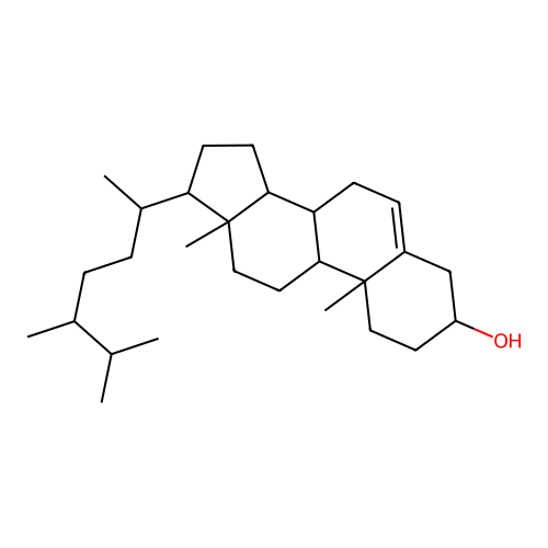 (24R)-5-Ergosten-3beta-ol structure