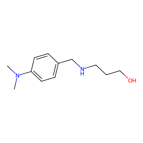 1-Propanol, 3-[[[4-(dimethylamino)phenyl]methyl]amino]- structure
