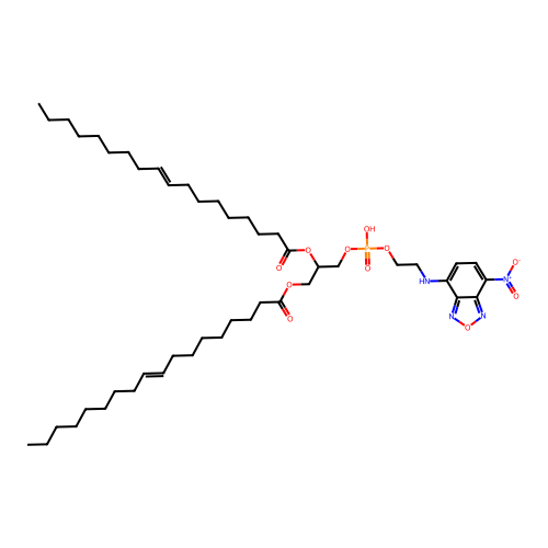 N-(7-nitro-2,1,3-benzoxadiazol-4-yl)dioleoylphosphatidylethanolamine structure