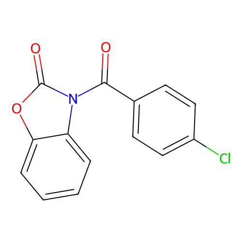 3-(4-chlorobenzoyl)-1,3-benzoxazol-2(3H)-one structure
