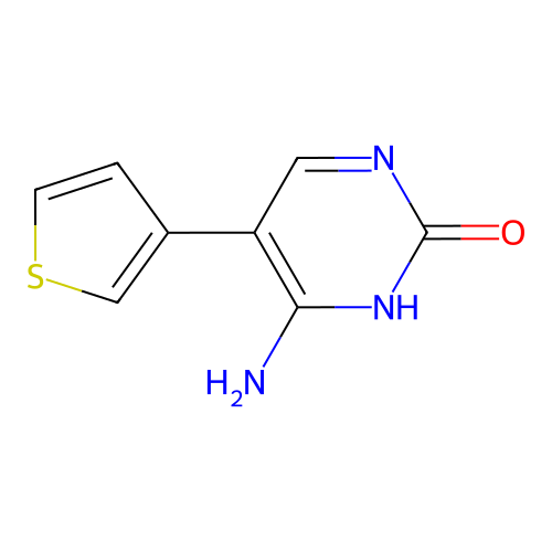4-amino-5-(3-thienyl)-2(1H)-pyrimidinone structure