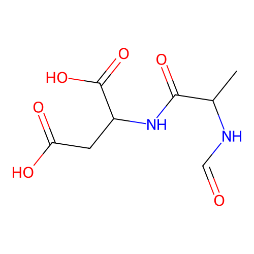 2-(2-甲酰氨基丙酰氨基)丁二酸 structure