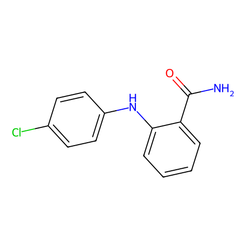 2-(4-Chloroanilino)benzamide structure