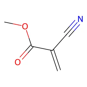 Α-氰基丙烯酸甲酯 structure