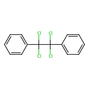 1,2-Diphenyl tetrachloroethane structure