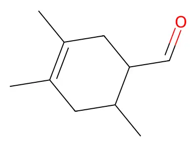 3,4,6-Trimethylcyclohex-3-ene-1-carbaldehyde structure