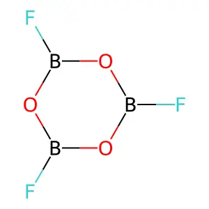 Trifluoroboroxine structure