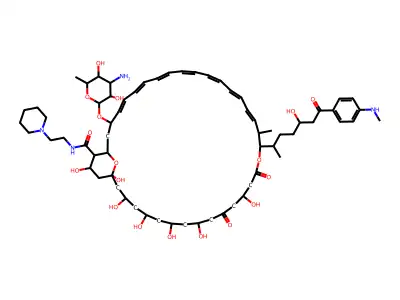 Partricin A piperidinoethylamide structure