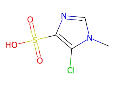 1H-Imidazole-4-sulfonic acid, 5-chloro-1-methyl- structure