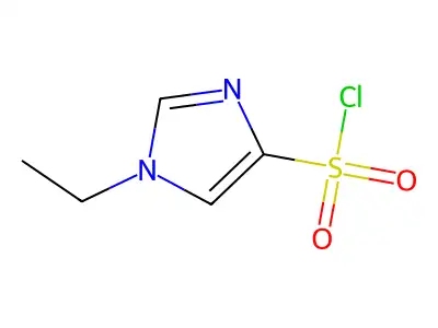 1-methyl-1H-imidazole-4-sulfonyl chloride structure