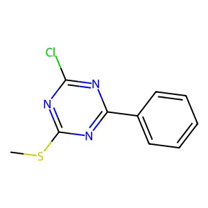 2-Chloro-4-(methylsulfanyl)-6-phenyl-1,3,5-triazine structure