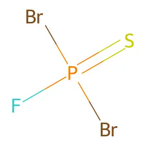 硫代磷酰二溴氟化物 structure