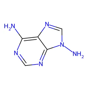 9H-嘌呤-6,9-二胺 structure