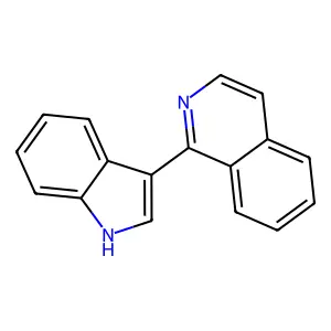 Isoquinoline, 1-(1H-indol-3-yl)- structure