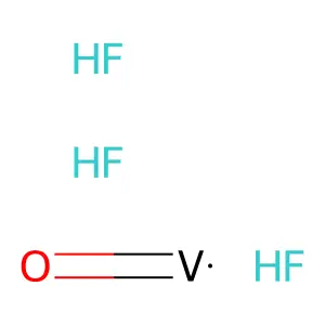 三氟氧钒 structure