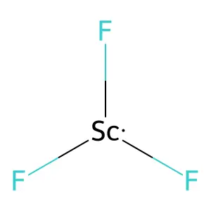 三氟化鈧 structure