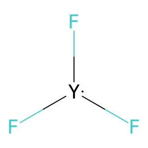 三氟化釔 structure