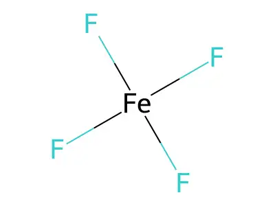 Iron tetrafluoride structure