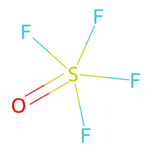 四氟氧化硫 structure
