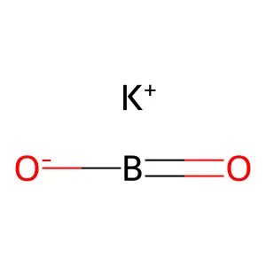 偏硼酸钾 structure