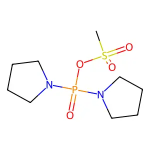 Methanesulfonic acid, anhydride with di-1-pyrrolidinylphosphinic acid structure